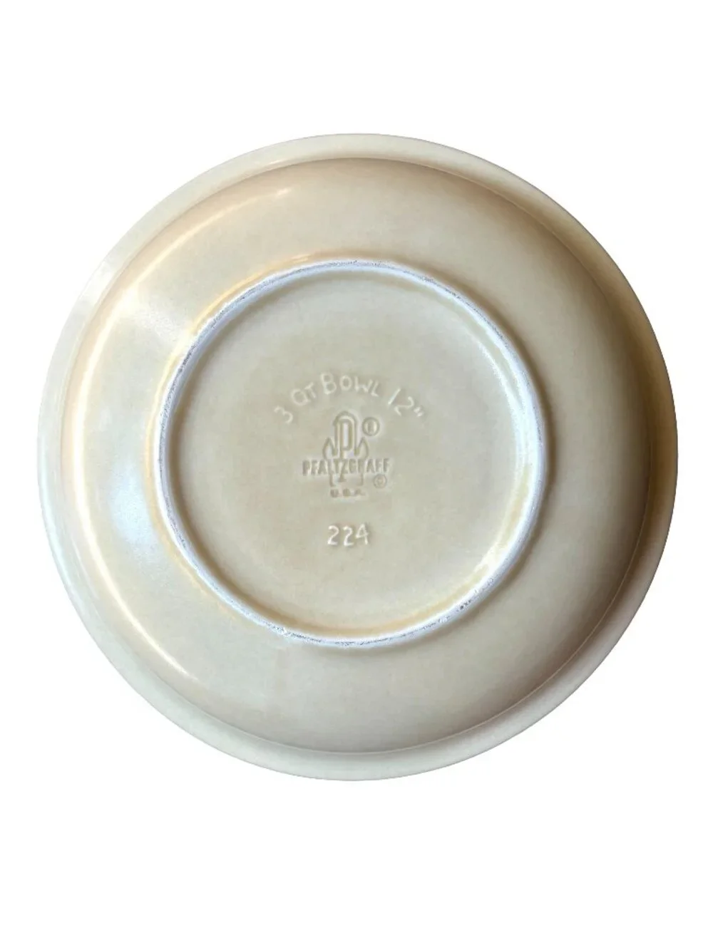 Vintage Pfaltzgraff Villager 3 Quart Serving Bowl